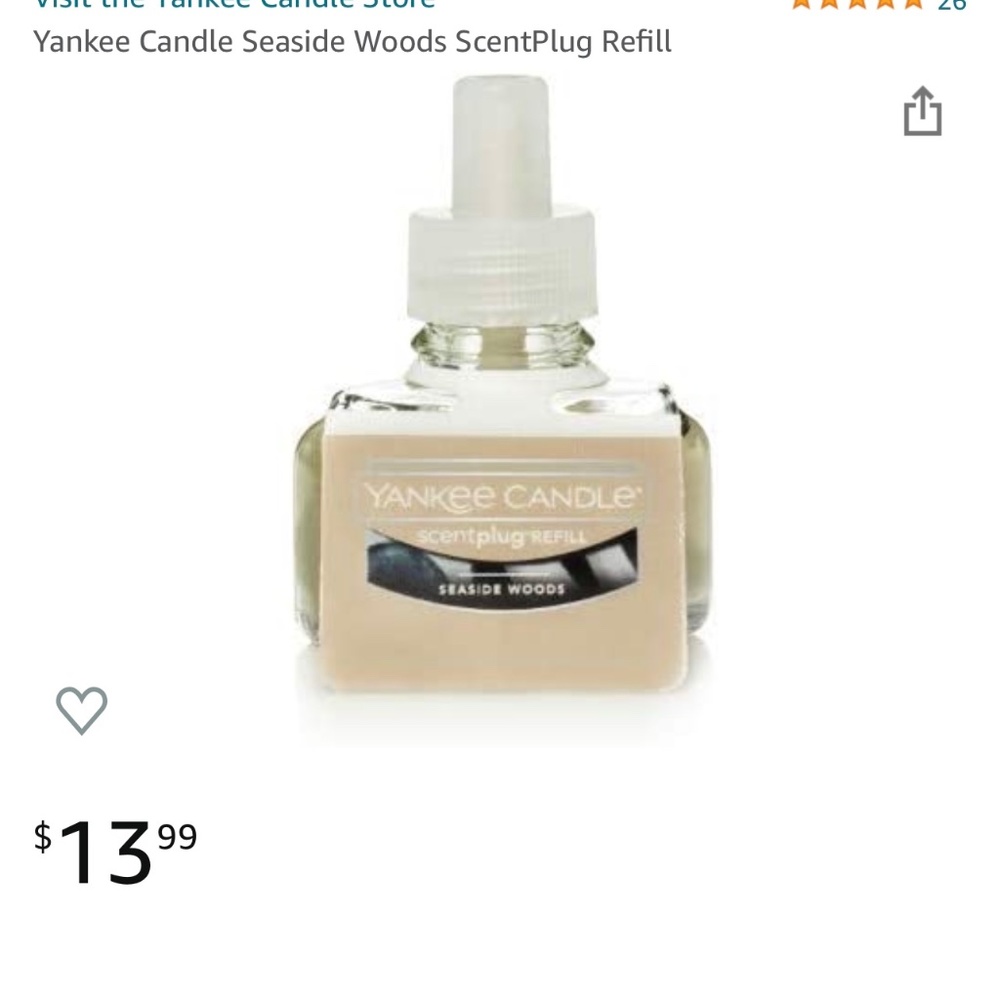 Yankee Candle Seaside Woods ScentPlug Refill